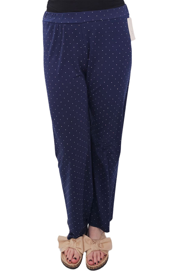 Love My Fashions Diamante Pattern Wide Leg Trousers