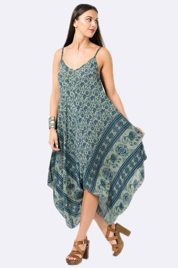 Love My Fashions Felicity Elephant Print Hanky Dress