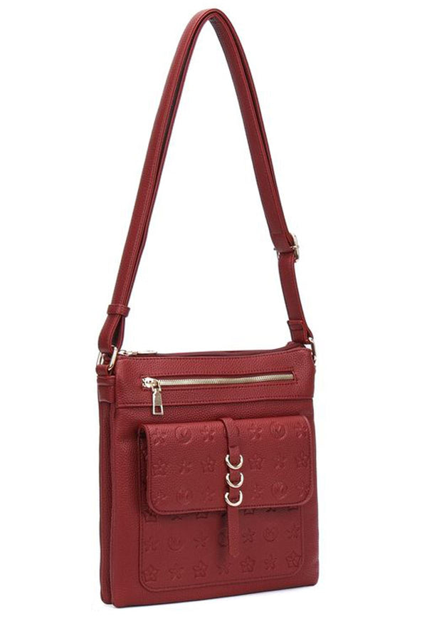 love my fashions Front Pocket Adjustable Strap Shoulder Bag