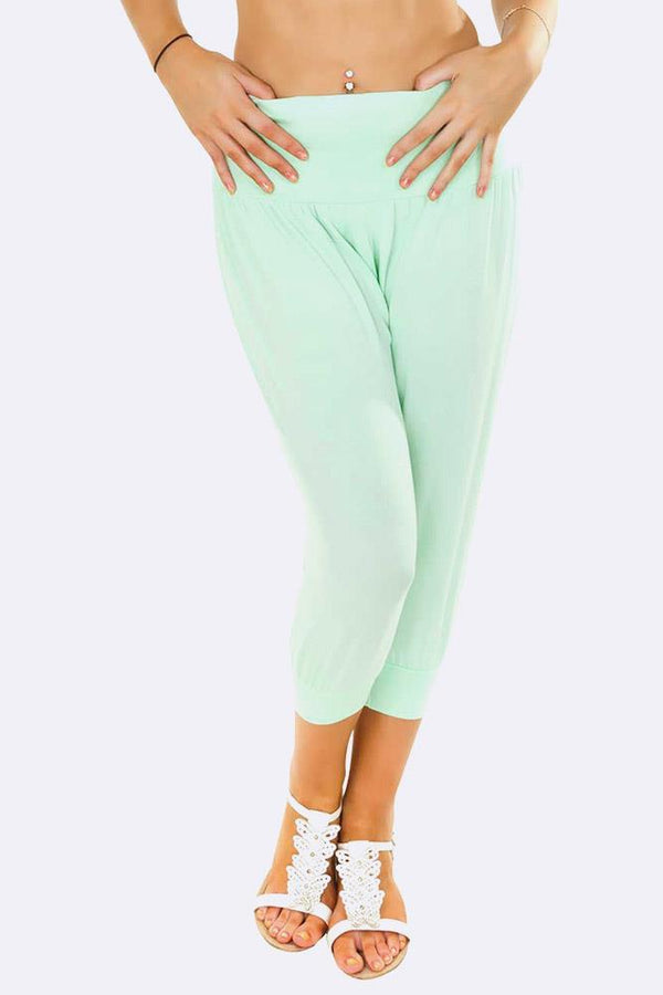 Love My Fashions Kamile Plain 3/4 Ali Baba Harem Trousers