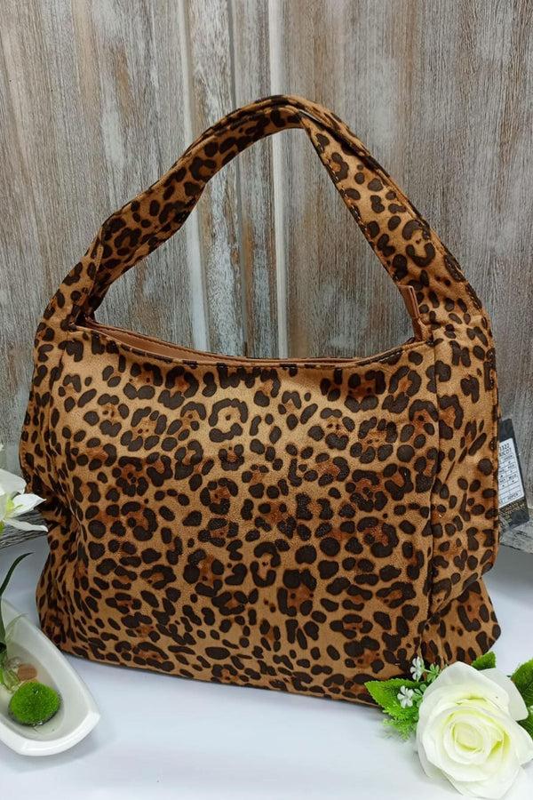 Love My Fashions Leopard Print Two Handle Shoulder Bag