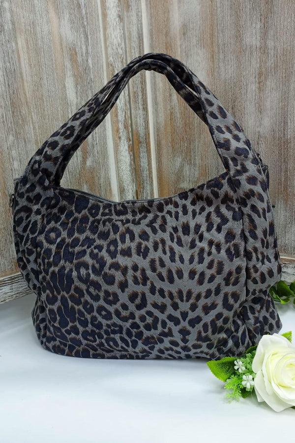 Love My Fashions Leopard Print Two Handle Shoulder Bag
