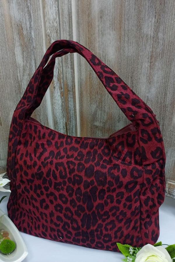Love My Fashions Leopard Print Two Handle Shoulder Bag