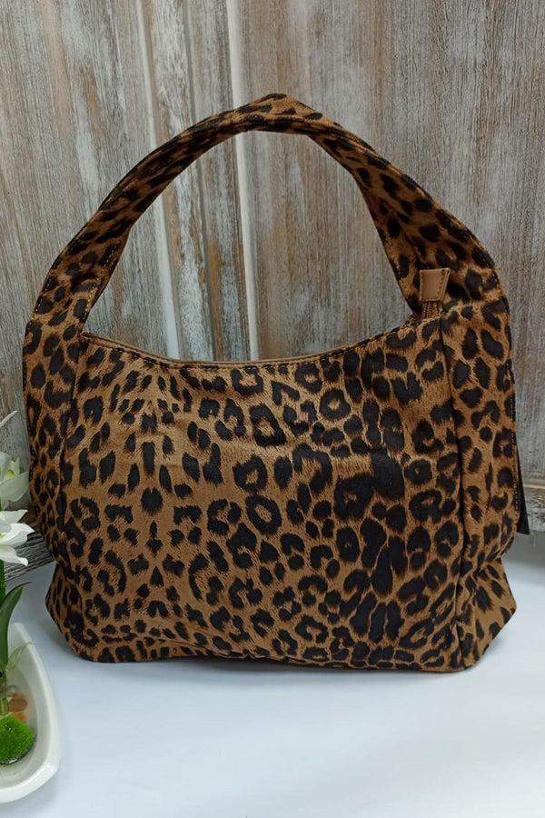 love my fashions Leopard Print Two Handle Shoulder Bag
