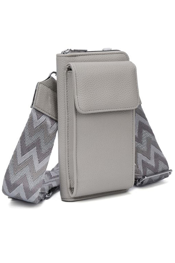 love my fashions Chevron Strap Sling Crossbody Bag