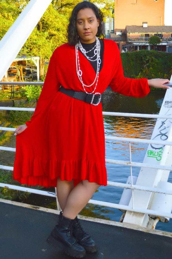 Love My Fashions Italian Spanish Frill Party Dress