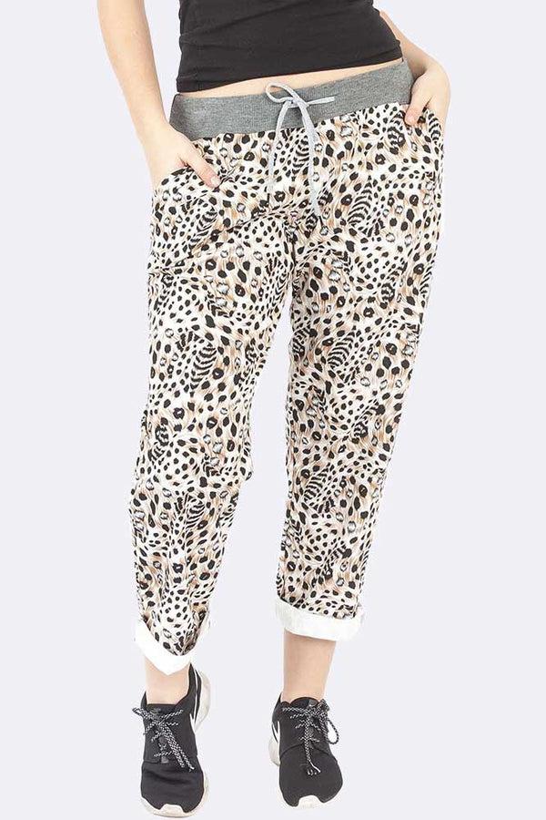 love my fashions Keira Leopard Print Trouser