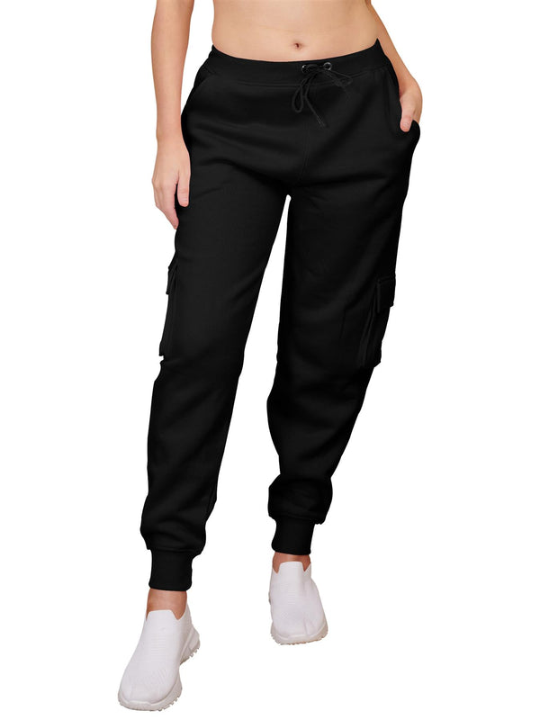 Love My Fashions Ladies Fleece Cargo Style Trouser