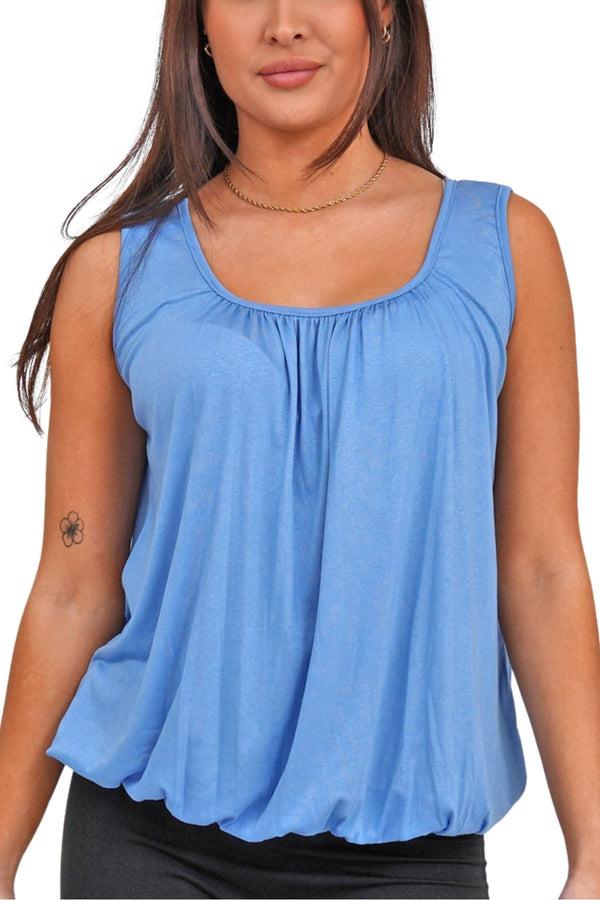 Love My Fashions Plain Elasticated Hem Top