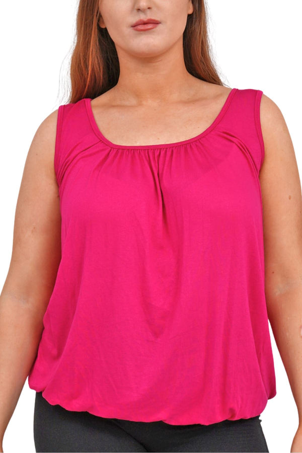Love My Fashions Plain Elasticated Hem Top