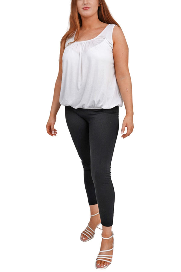 Love My Fashions Plain Elasticated Hem Top