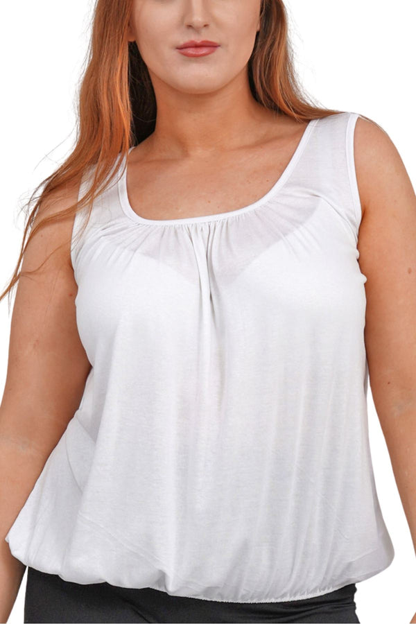 love my fashions Plain Elasticated Hem Top