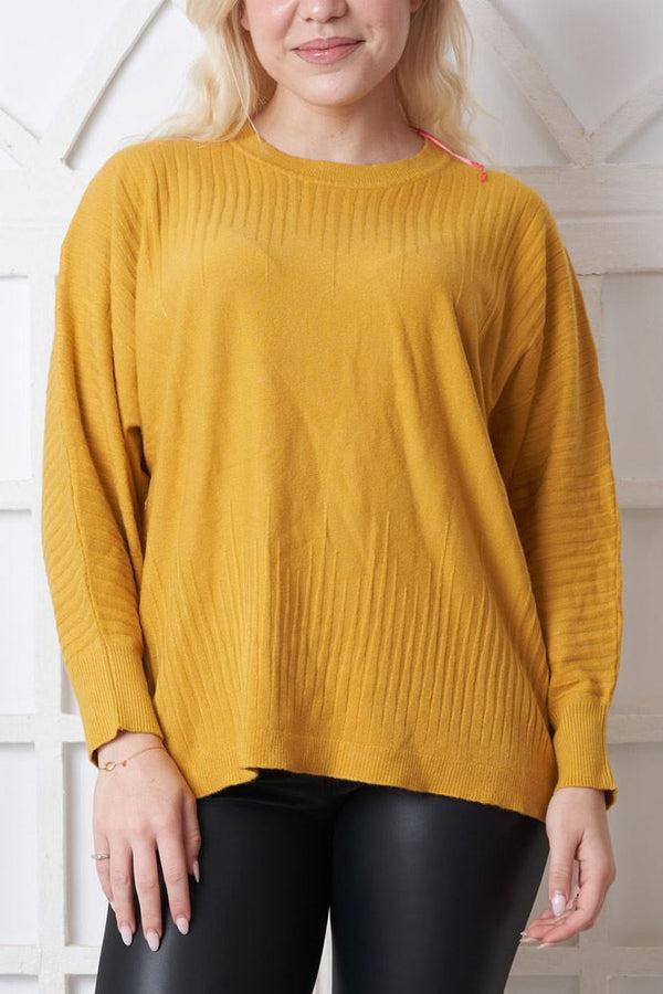 Love My Fashions Plain Knitted Tunic Top