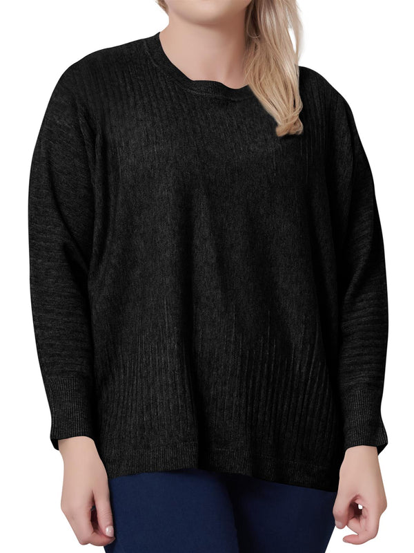 Love My Fashions Plain Knitted Tunic Top