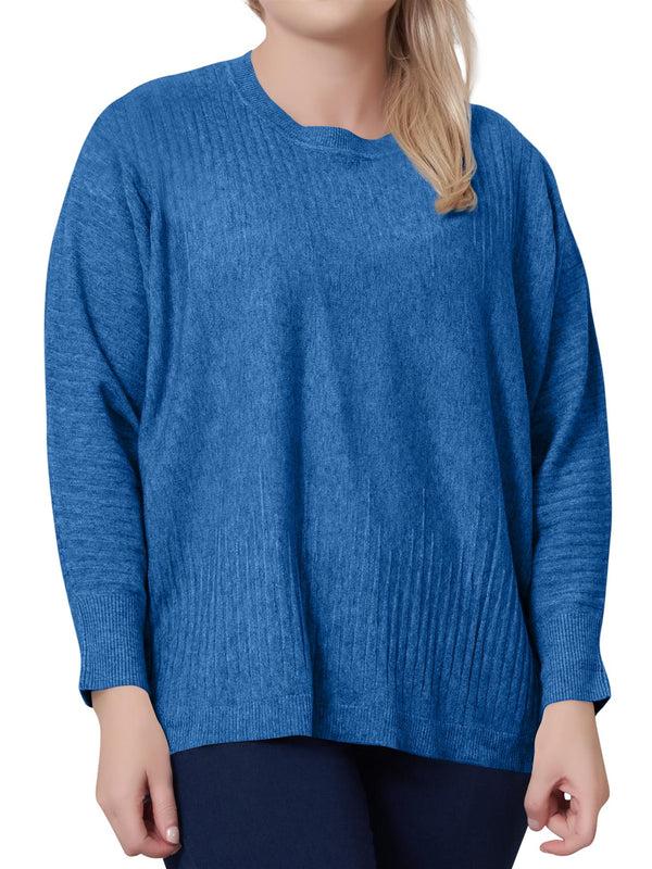 Love My Fashions Plain Knitted Tunic Top