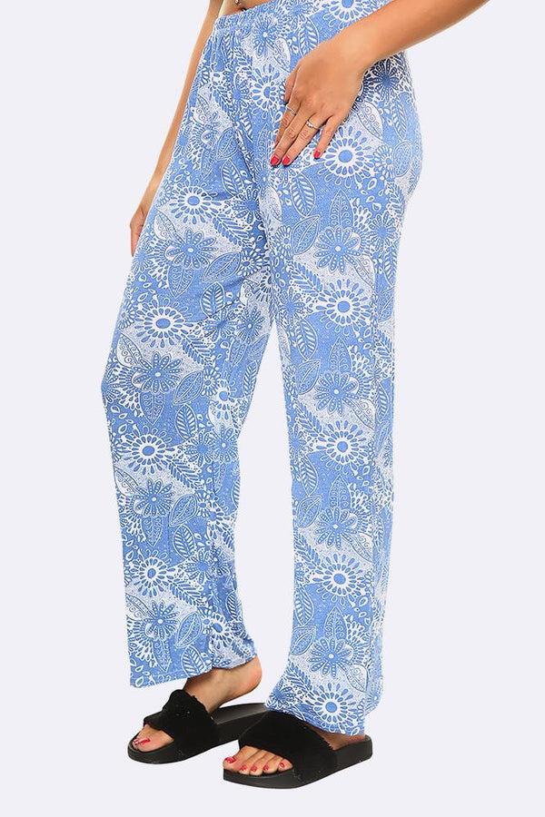 Love My Fashions Tropical Floral Palazzo Jogger