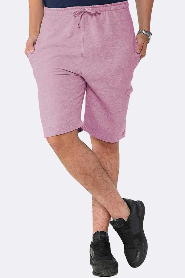 Love My Fashions Men Drawcord Side Zipper Plain Shorts