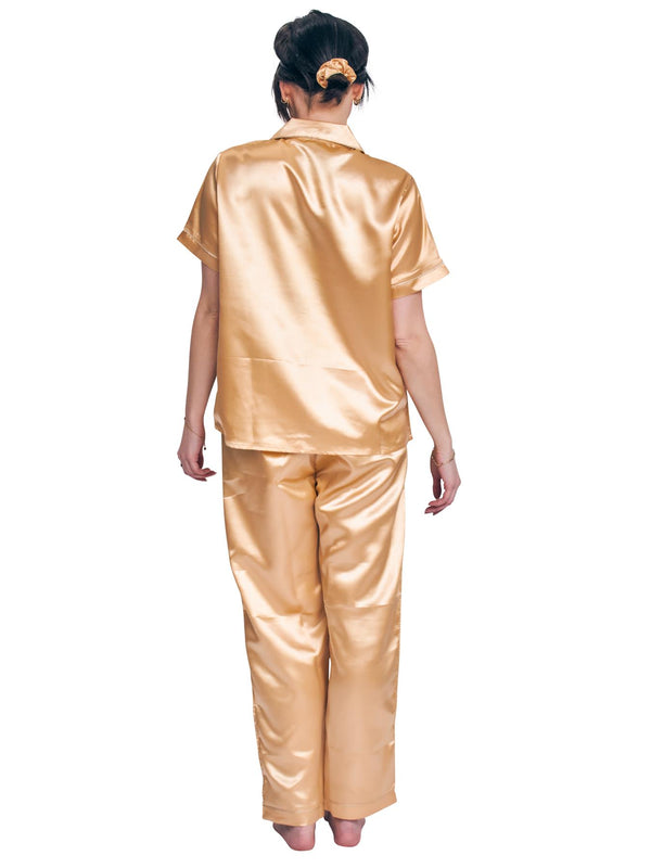 Love My Fashions Plain Front Pocket Trim Shirt Drawstring Waistband Co-Ord Set