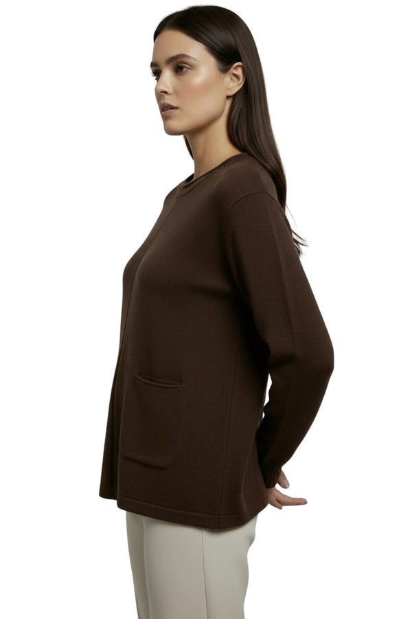 love My Fashions Plain Soft Feel Two Front Pockets Top