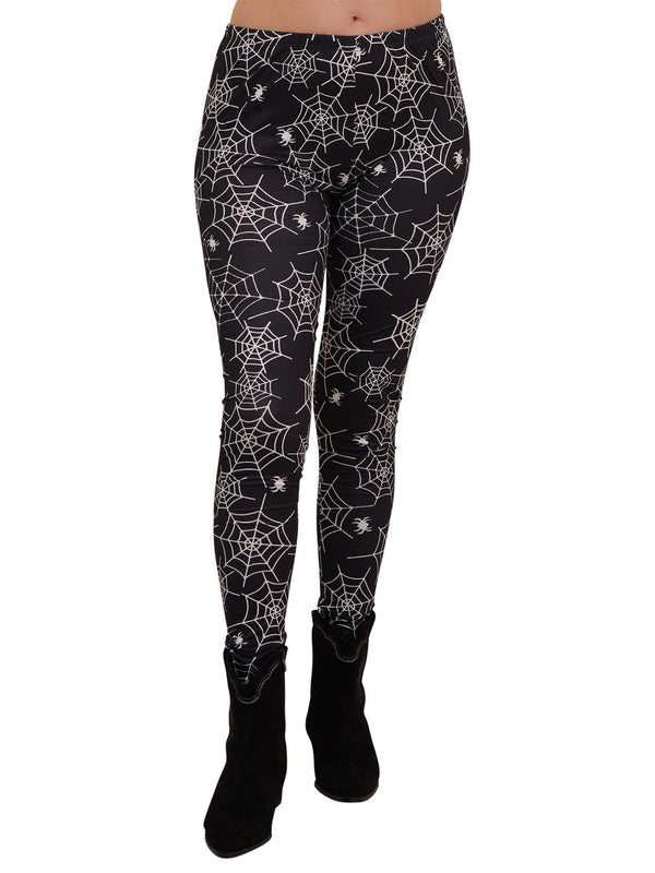 love my fashions Spider Cobweb Print Hallween Legging