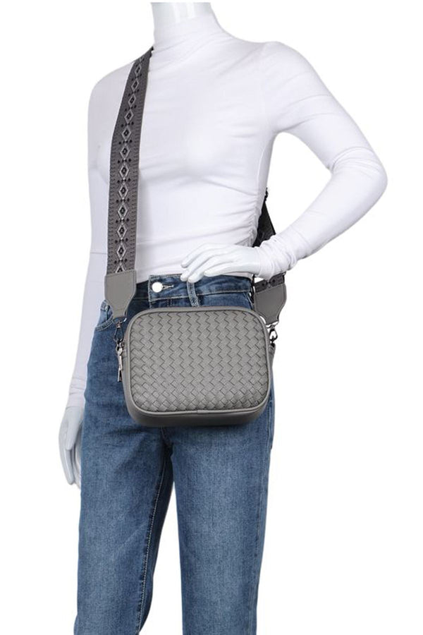 love my fashions Textured Adjustable Strap Shoulder Bag