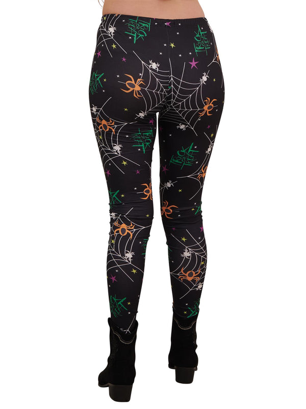 Love My Fashions Trick Spider Print Halloween Leggings