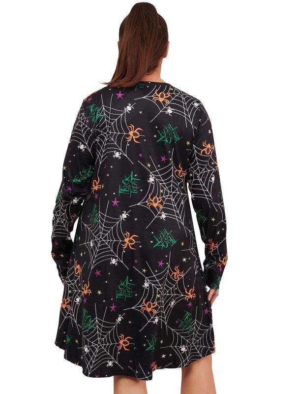 Love My Fashions Trickortreat Spider Print Halloween Dress
