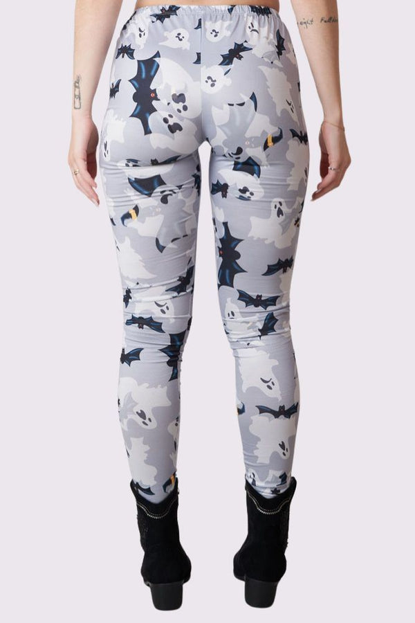 Love My Fashions Witch Grey Print Halloween Leggings