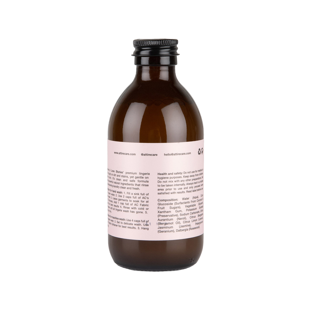 Love Stories Lingerie Wash 250ml Love Stories X Attire Care