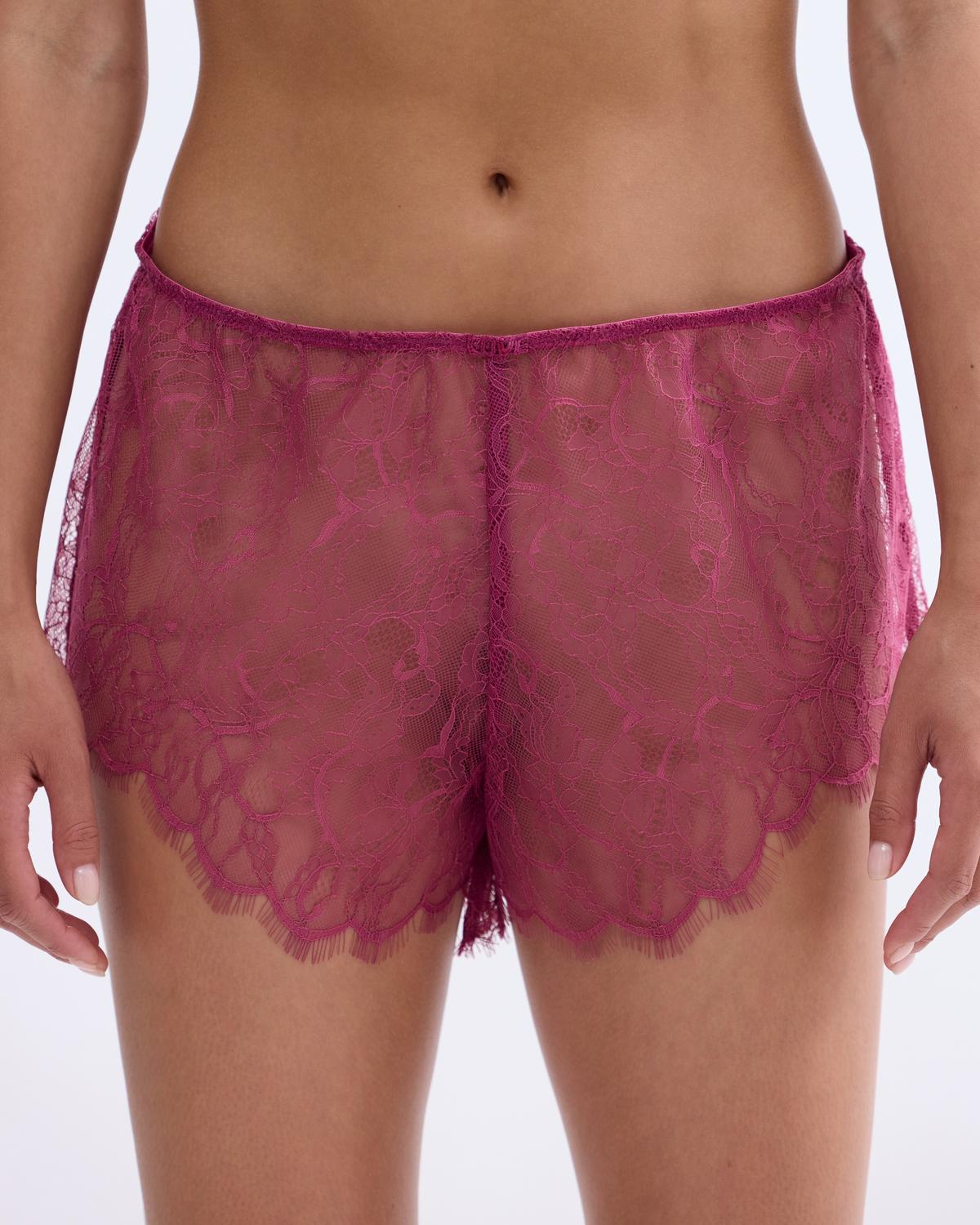 Love Stories Brooke Sheer Lace Shorts