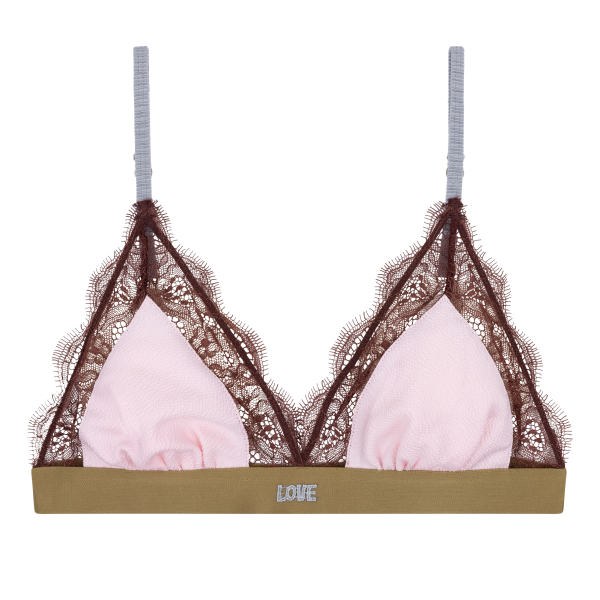love stories Love Lace Delicate triangle bralette