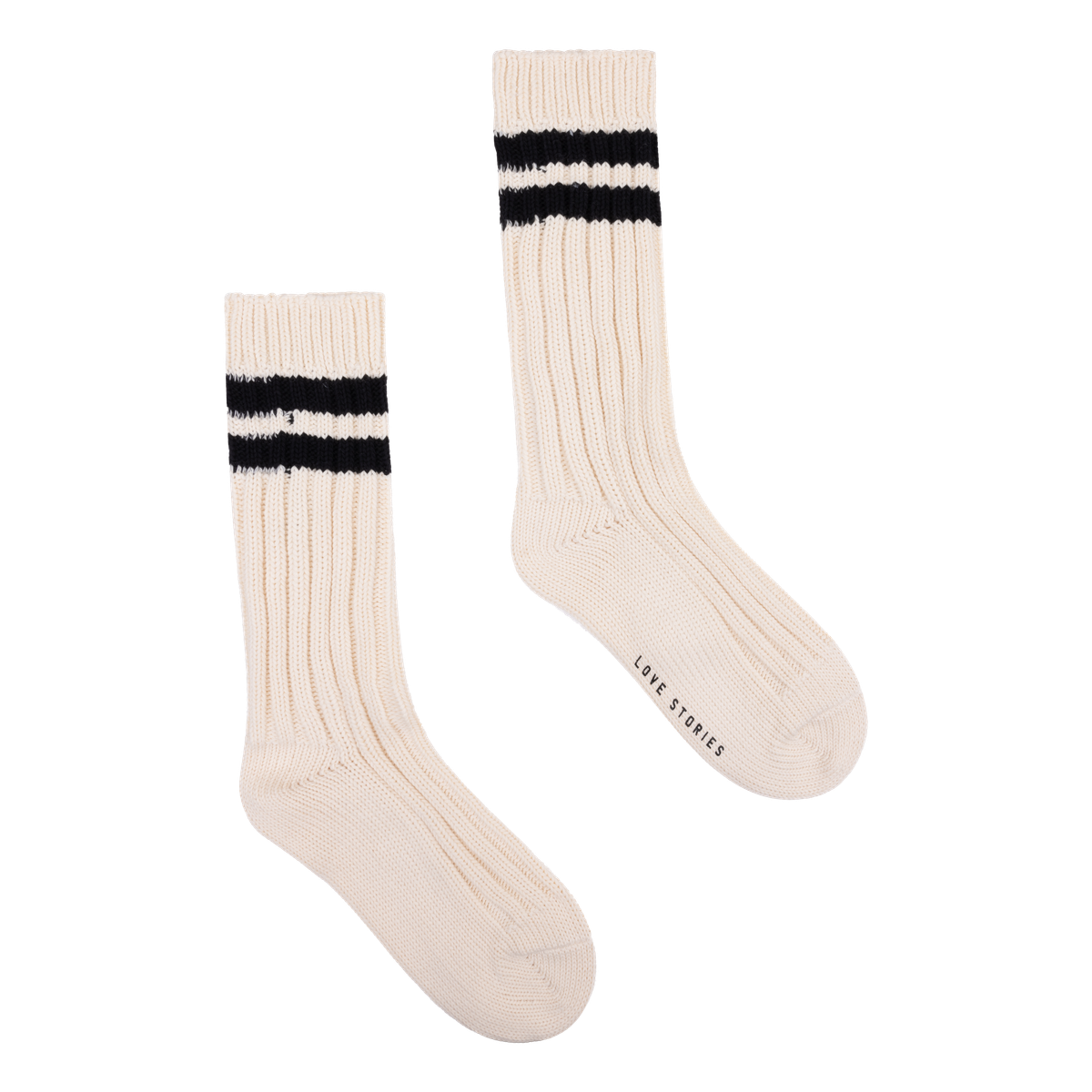 love stories Rib Socks Stripe Sporty rib socks