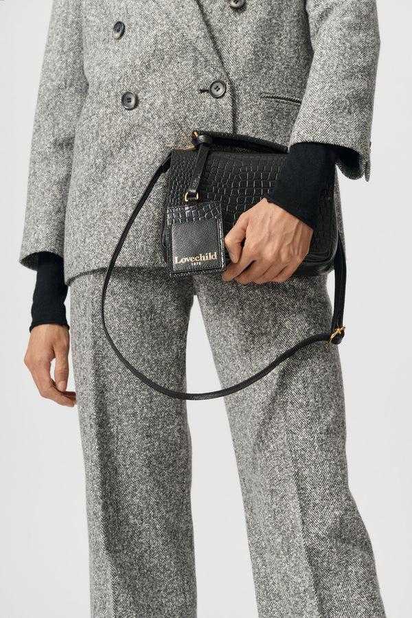 Lovechild 1979 Arizona Blazer - Black And White Herringbone