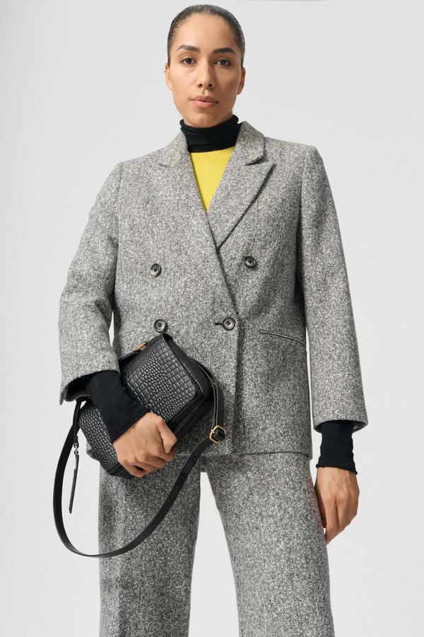 lovechild 1979 Arizona Blazer - Black and White Herringbone