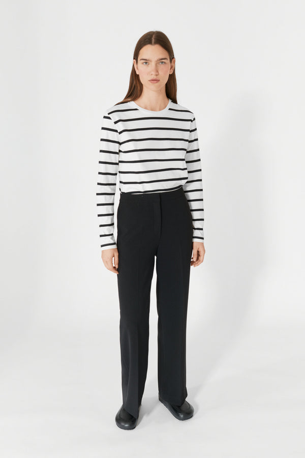 Lovechild 1979 London T-shirt - Striped Black - Multi Black