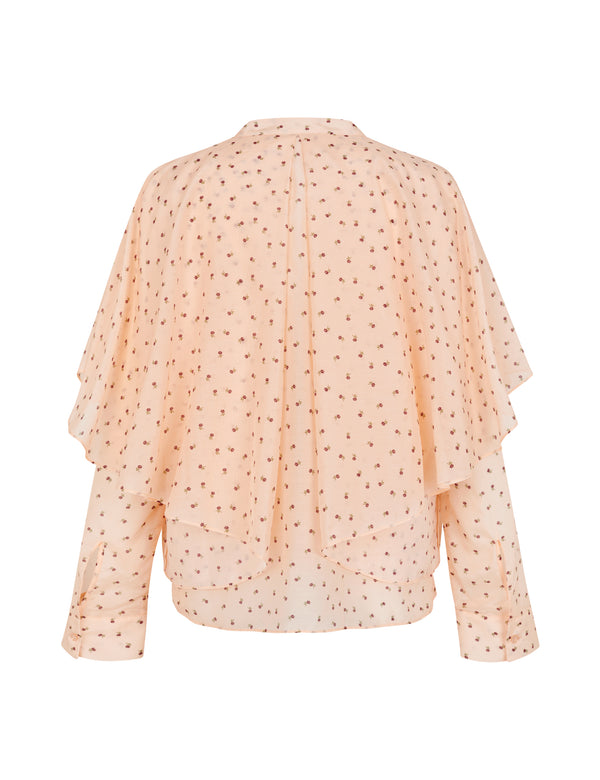 Lovechild 1979 Amy Blouse - Bordeaux Flower