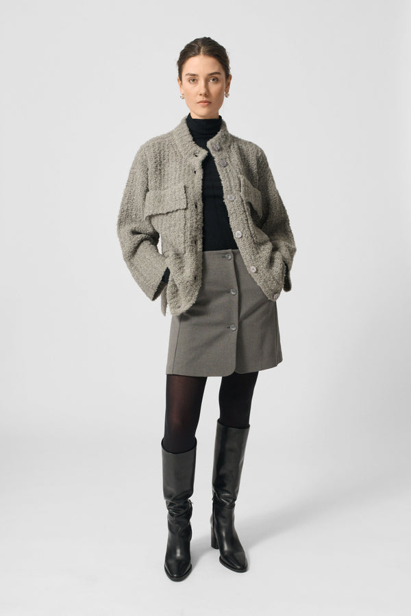 lovechild 1979 Claine Cardigan - Taupe Grey