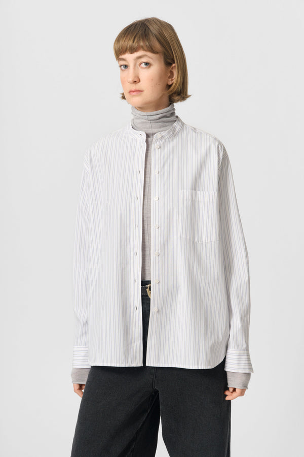 Lovechild 1979 Edgar Shirt - Dusty Blue Stripe