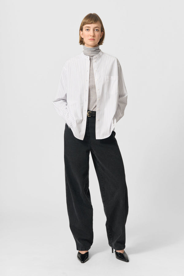 lovechild 1979 Edgar Shirt - Dusty Blue Stripe