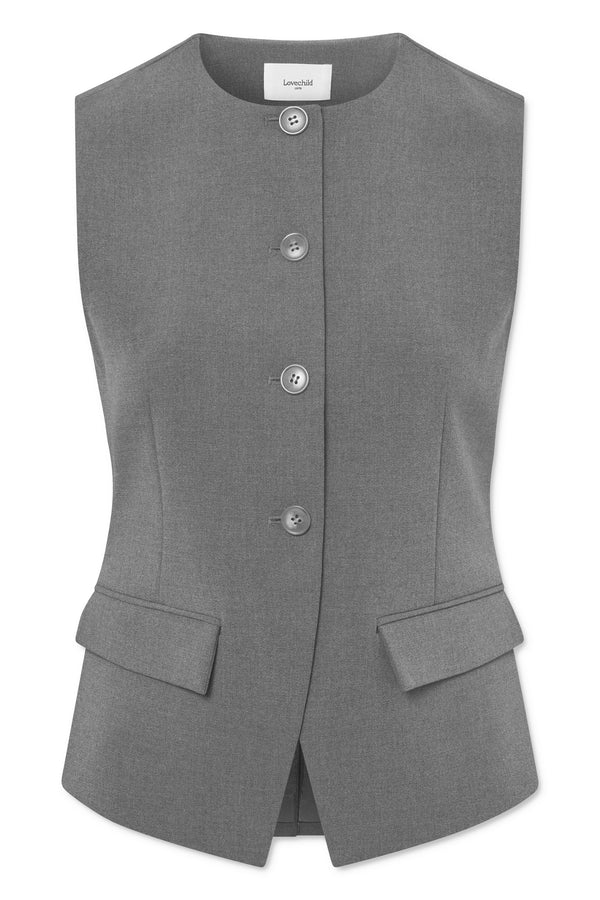 Lovechild 1979 Kendra Vest - Dark Grey