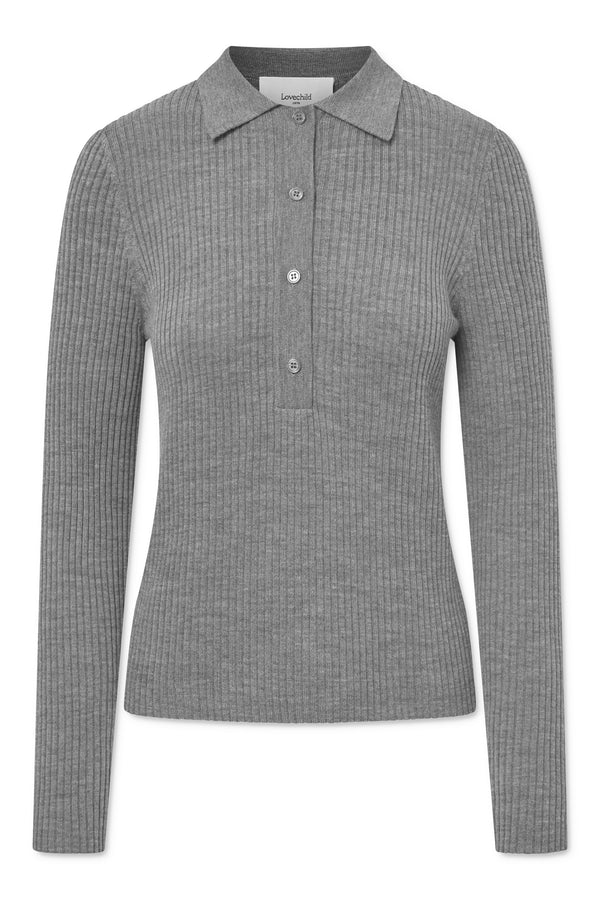 Lovechild 1979 Lisa Blouse - Grey Melange