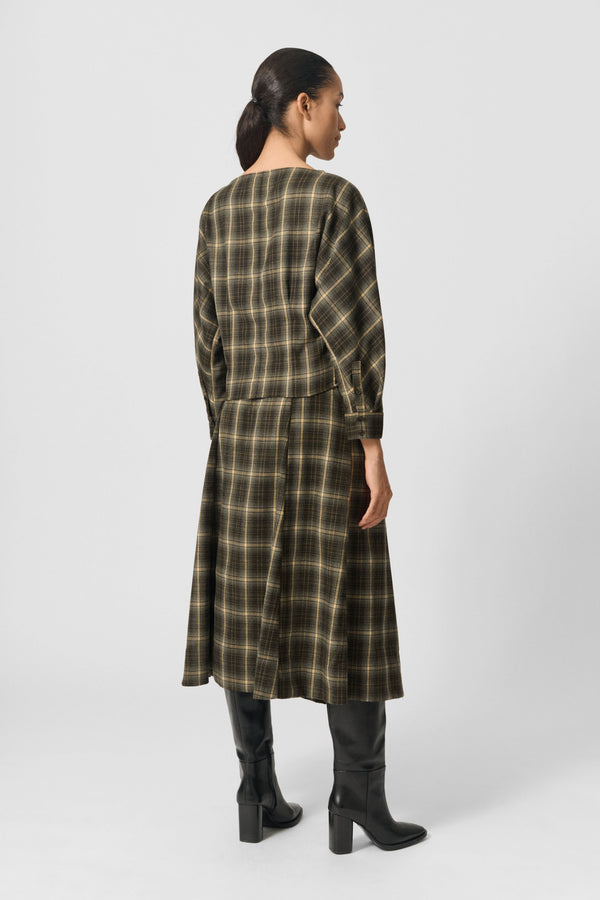 Lovechild 1979 Lucille Blouse - Green Multi Check