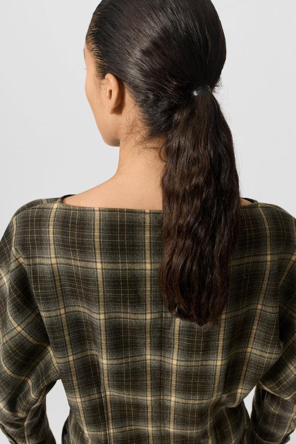 Lovechild 1979 Lucille Blouse - Green Multi Check