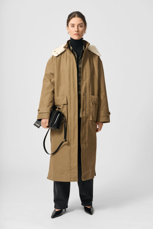 lovechild 1979 Oleandra Coat - Tapenade