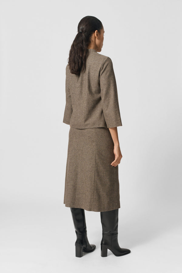 Lovechild 1979 Reyna Skirt - Beige Houndstooth