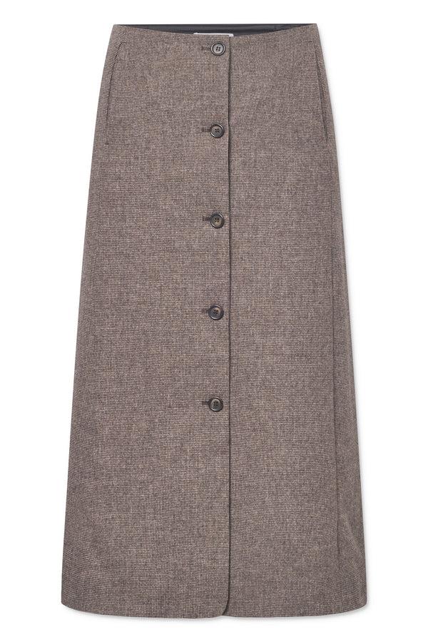 Lovechild 1979 Reyna Skirt - Beige Houndstooth