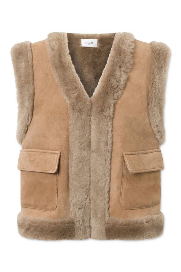 lovechild 1979 Sally Vest - Tan