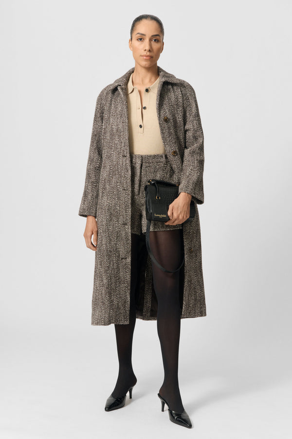 lovechild 1979 Taylor Coat - Brown Herringbone