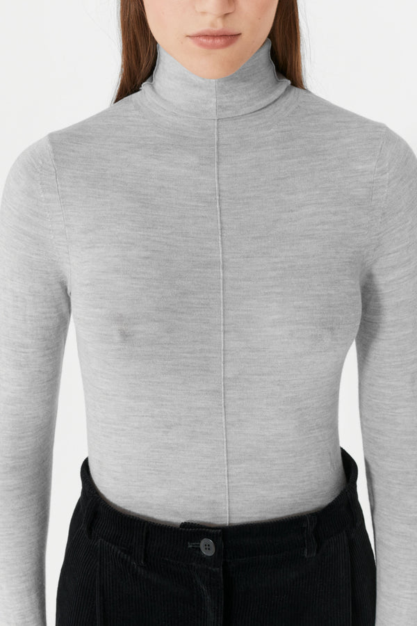 Lovechild 1979 Tove Turtleneck - Grey Melange