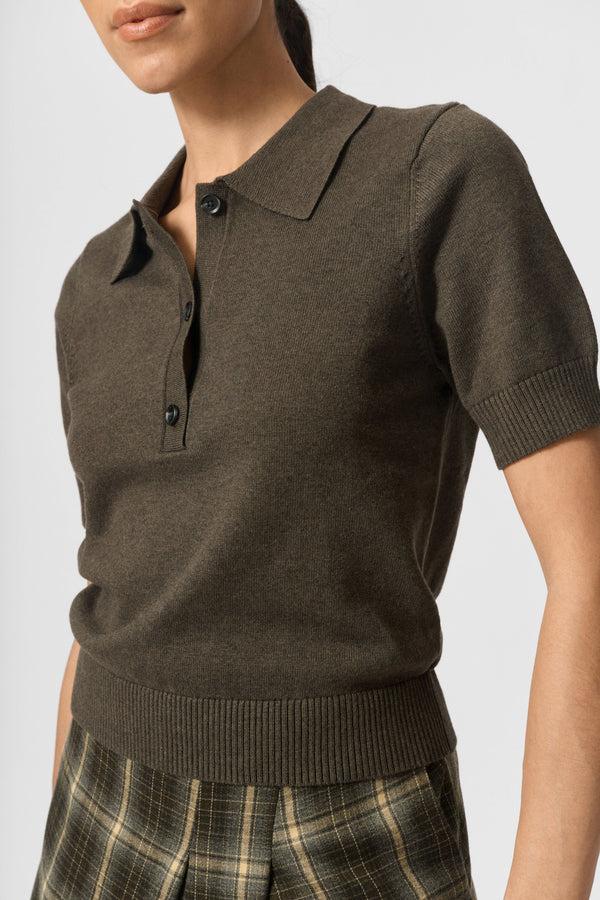 Lovechild 1979 Violette Top - Army Melange